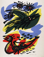 KG 1997 004
<br/>
'Nuages bleus'
<br/>
<em>Rooskens, Joseph Antoon ('Anton') (1906-1976)</em>